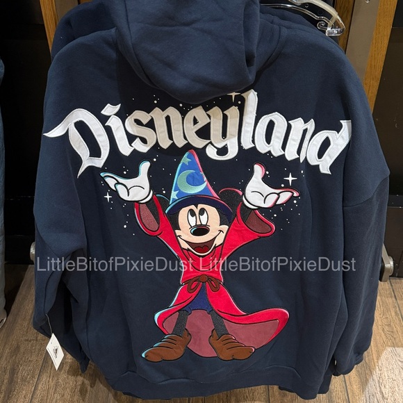 Disney Parks Disneyland Sorcerer Mickey Zip Up Sweater